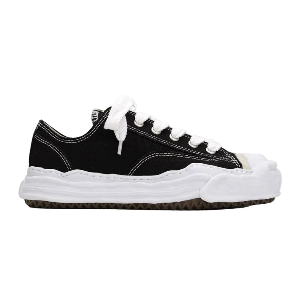 MAISON MIHARA YASUHIRO HANK OG SOLE CANVAS LOW BLACK