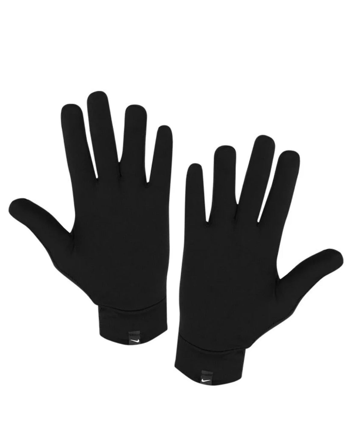 NIKE PACER LINER RUNNING GLOVES BLACK/SILVER