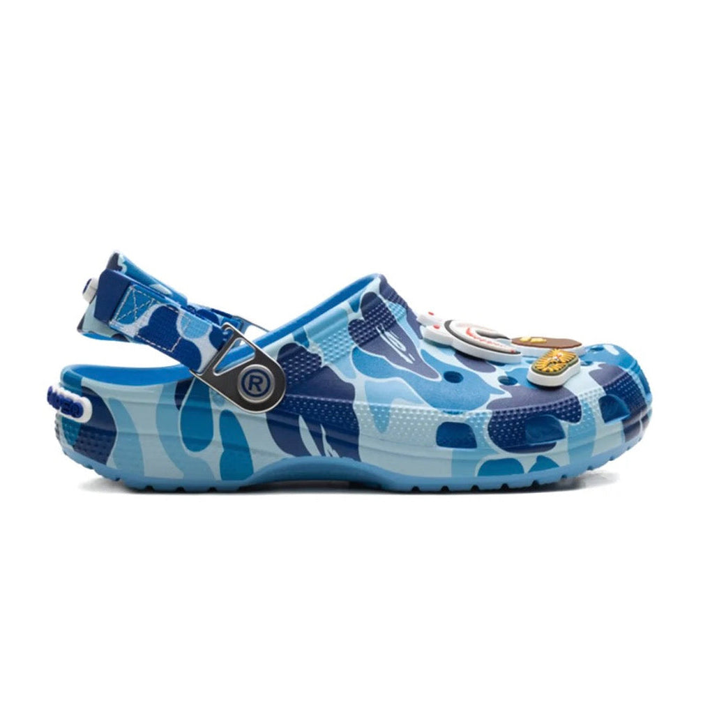 A Bathing Ape x Crocs Clog "Blue Camo"