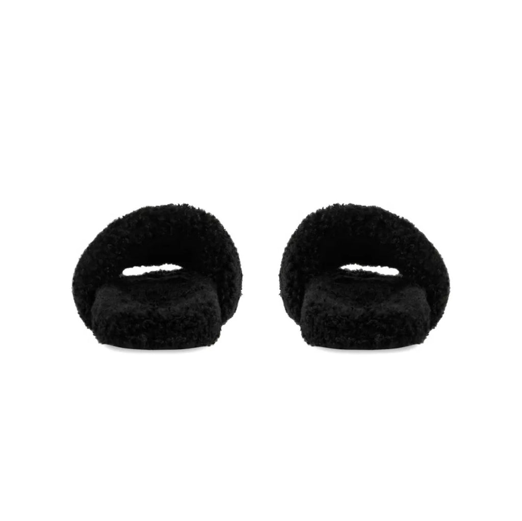 Balenciaga furry slides