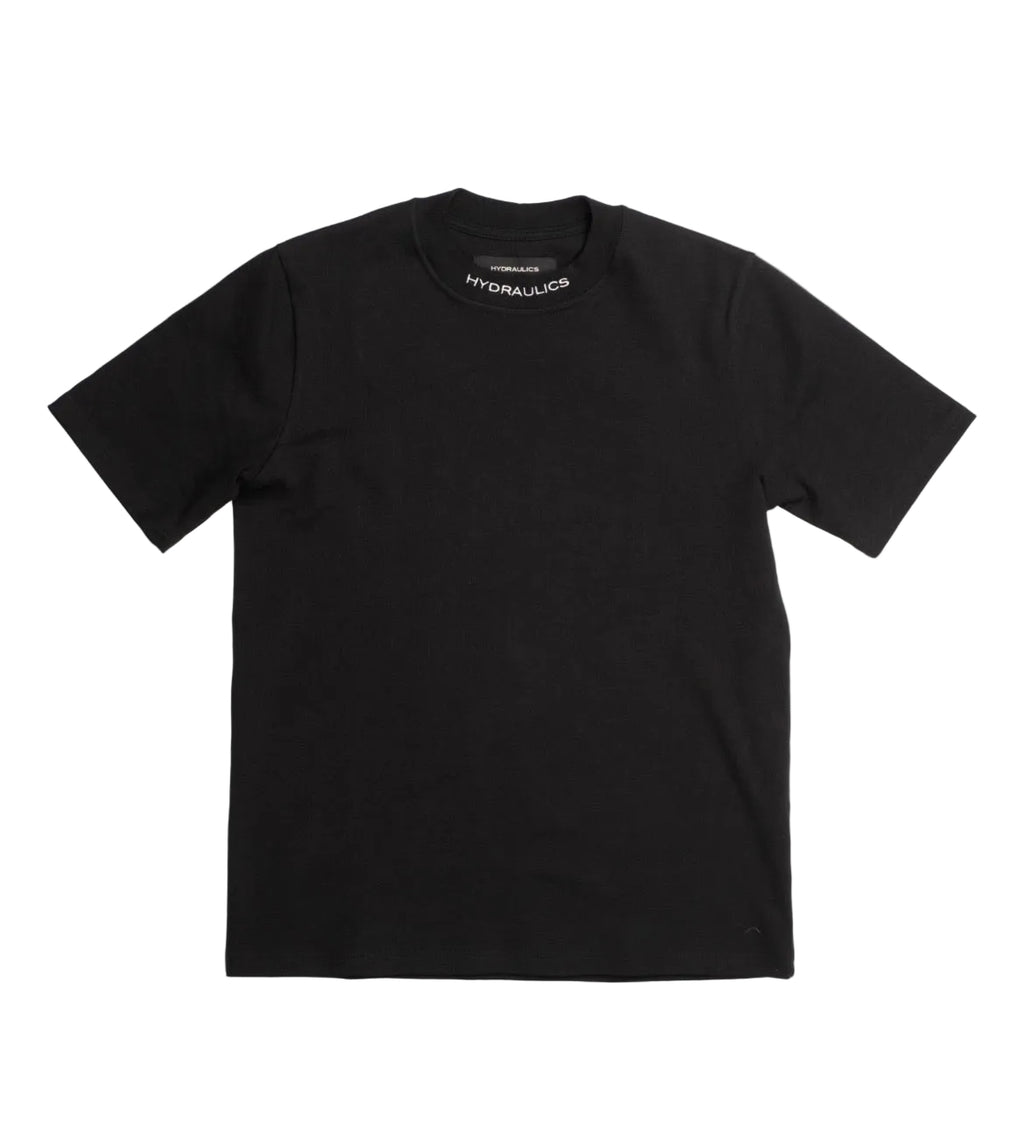 HYDRAULICS MEN’S LOGO EMBROIDERED COLLAR TEE BLACK V2